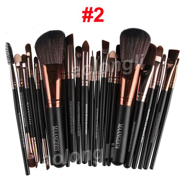 MAANGE 22pcs Brushes Kit- Essential Cosmetics Brush Set for Flawless Face, Eyes, Lip Makeup Application