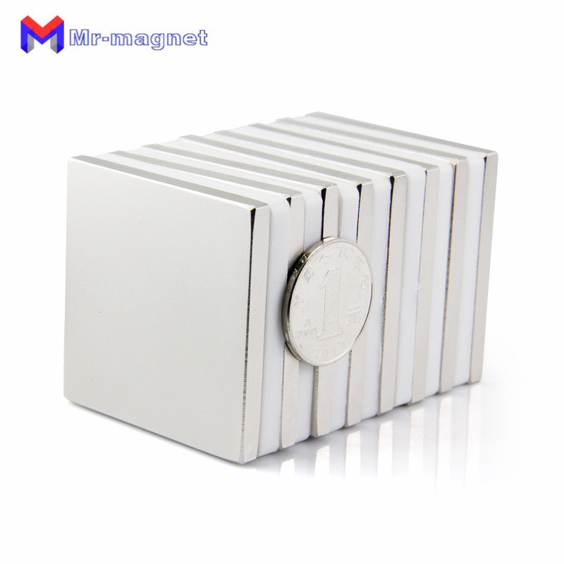 imanes real refrigerator imanes 2pcs 50 x 5mm super strong rare earth permanet magnet powerful block neodymium magnets 50505 50x50x5