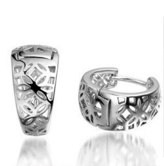 Bird Nest Design Jewellery Fashion Lady&#039;s 925 Sterling silver Earrings Gift free shipping