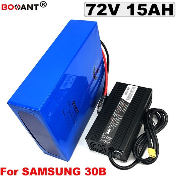 72v 15Ah E-bike Lithium Battery for Samsung 30B 18650 Electric Bike Battery 72v for Bafang BBSHD 1000W 1800W Motor Free Shipping