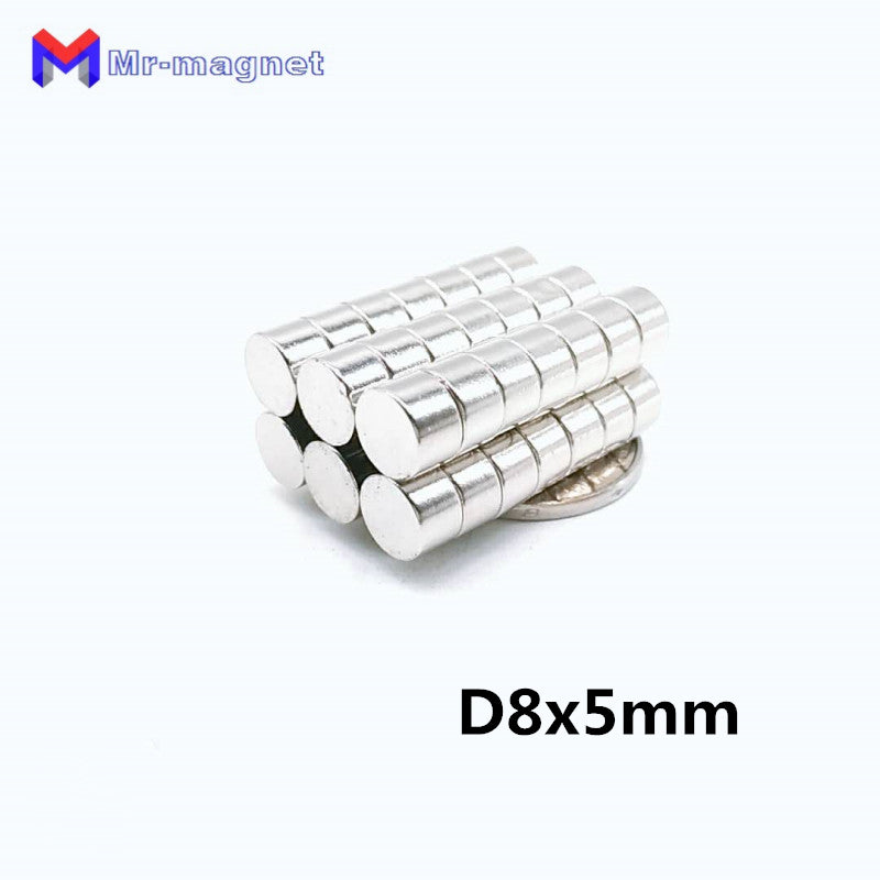 imanes fridge refrigerator magnets 8x5mm disc sintered ndfeb teaching magnet d85 super strong rare earth 8x5 neodymium d8x5 mm 85