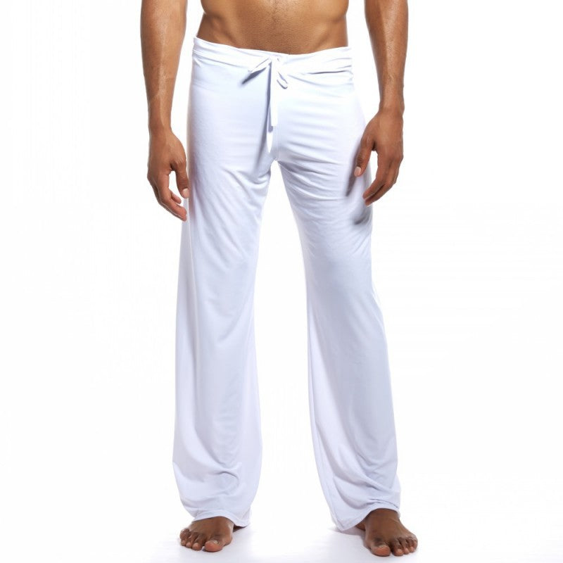 Summer sleepwear bottoms mens pajama simple sleep pants pajamas for male sheer mens pants pyjama trousers plus size