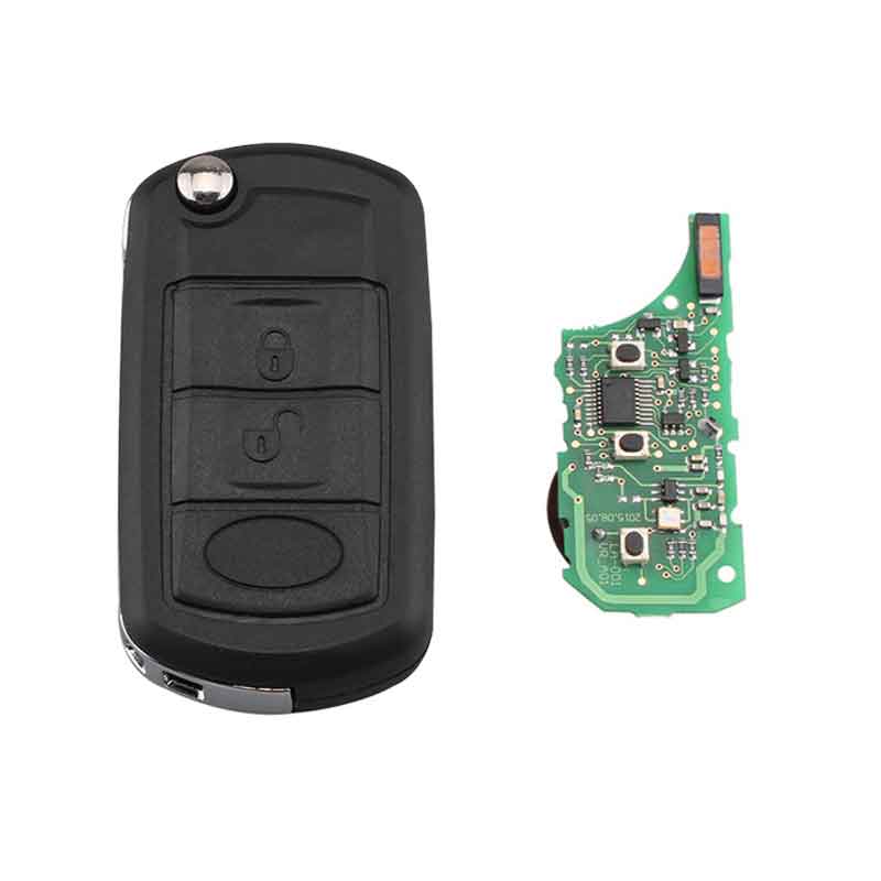 3Buttons 433Mhz PCF7941 chip Flip Remote Keyless Key Fob For Land Rover Range Rover L322 HSE Vogue HU101 Blade