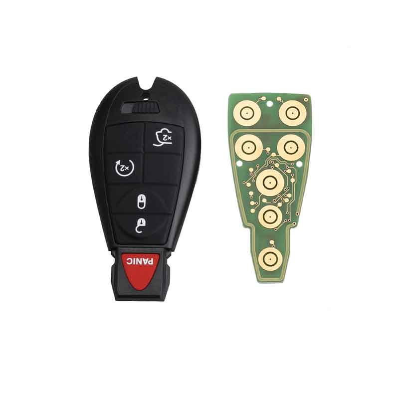 5Button Keyless Remote Car Key For Jeep Grand Cherokee 2008-2013 433Mhz PCF7941 chip Y160 Blade For Jeep M3N5WY783X