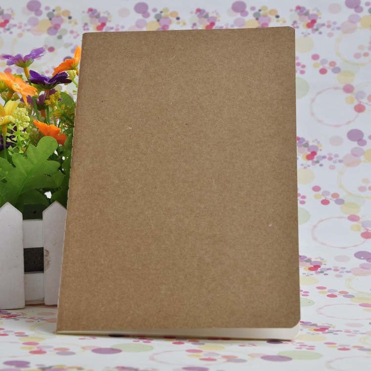 2021 A5 Notebooks Sketchbook Diary Drawing Painting Graffiti Small Soft Kraft Cover Blank Paper Notepads for writing School Office Supplies