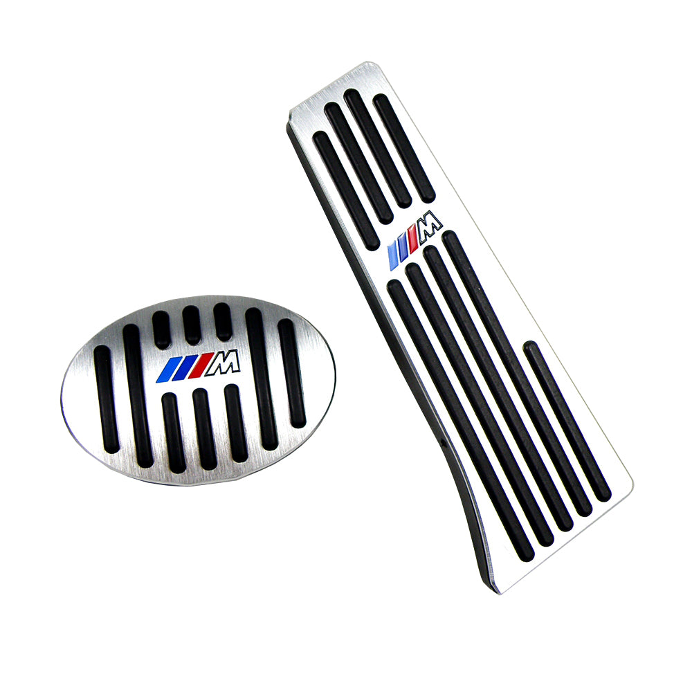 No Drill Gas Brake Pedal For BMW X1 F48 1 2 Series F52 F46 Auto Aluminum gas accelerator pedal and brake pedal with M Logo