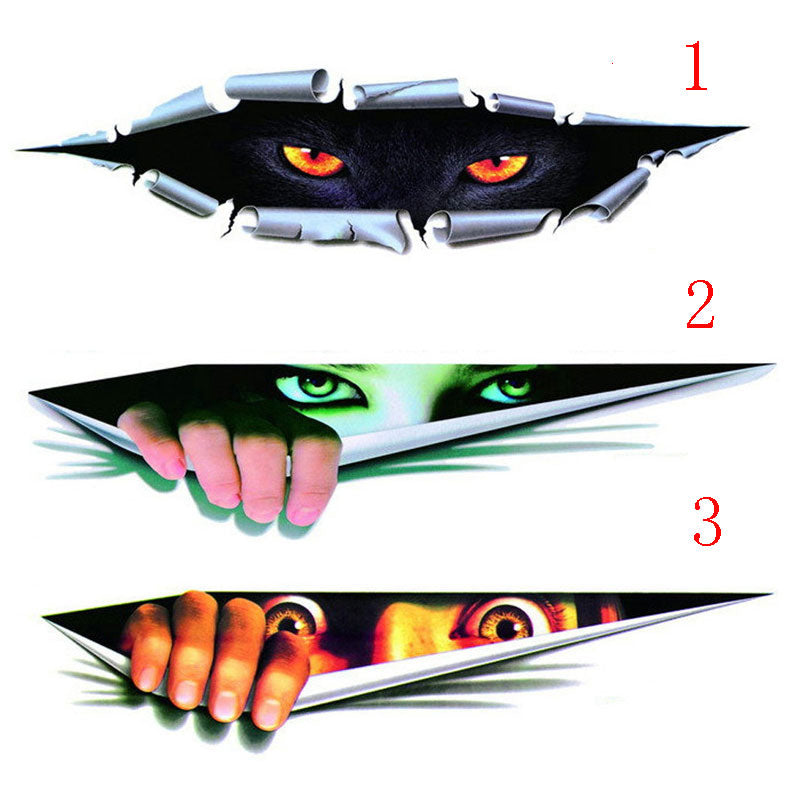 Car Stickers Auto Wall Home 3D Sticker Mural Decor Decal Removable Terror