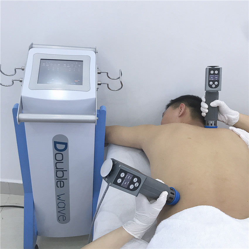Dual wave shock wave therapy equipment extracorporeal radial shockwave knee pain relief instrument ESWT therapy machine