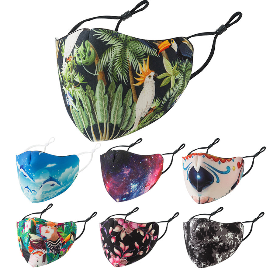 hot sale designer face masks black cotton reusable face mask adult Adjustable ear buckle mask soft breathable anti dust mouth masks