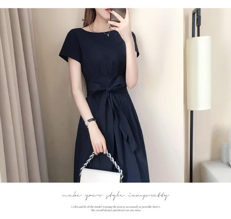 women fashion pleats puff sleeve solid dress chic office lady vestidos casual straight dresses vintage dress