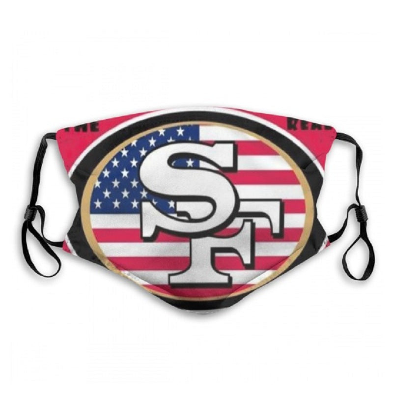 2020 new Luxury Designer 5-layer protective mask Men football team Packers Ravens Patriots Buffalo Cowboys Jets Hockey team face masks PM2.5