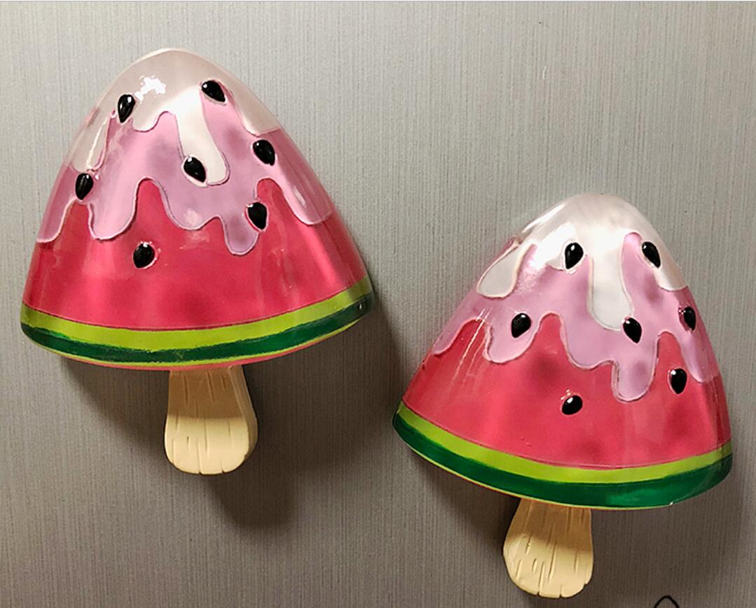 Fridge Magnets Banana strawberry chocolate cone ice cream popsicle resin refrigerator stickers