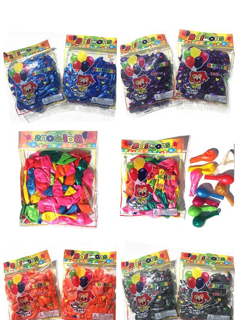 Candy colors Latex balloon 10 inch Smooth Balls Pink Red Blue White Balloon Birthday Balloons