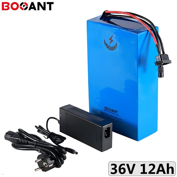 36V 12Ah 250W 500W electric bike LiFePo4 battery for 32700 cell 750W scooter with 2A Charger