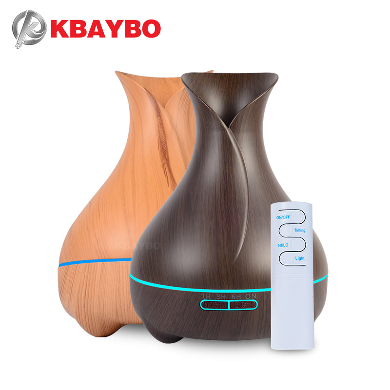 550ML Ultrasonic Aromatherapy Humidifier Essential Oil Diffuser Air Purifier for Home Mist Maker Aroma Diffuser LED Light