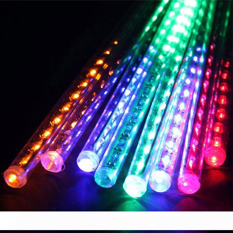 Strings 40pcs(5sets) 20cm 30cm 50cm waterproof Shower Rain Tubes Lights for Party Wedding Decoration Christmas Holiday LED Meteor Light