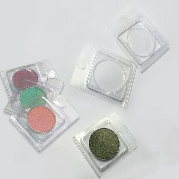 Empty Eyeshadow Plastic Bottle Clamshell Packaging For Eye shadow Case Plastic Jar Cosmetic Containers Storage Box Fast Shipping