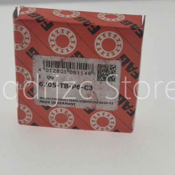 FAG bakelite cage deep groove ball bearing 6205-TB-P6-C3 = 6205TB.P63 25mm X 52mm X 15mm