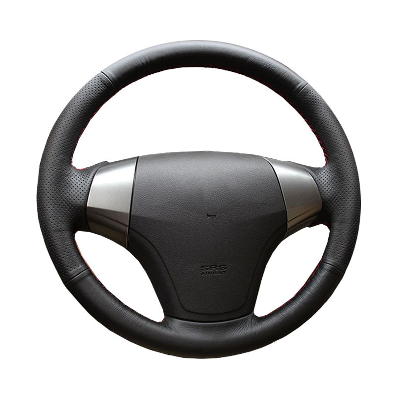 DIY Genuine Leather Car Steering Wheel Cover For Hyundai Elantra 2008-2010 - Protect Steering-wheel