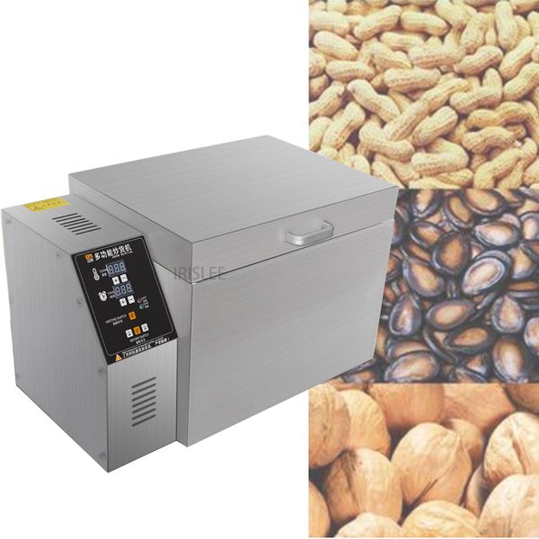 220V Household Small Coffee roaster electric stainless steel Multifunction Dried fruit roasted seeds and nuts machine