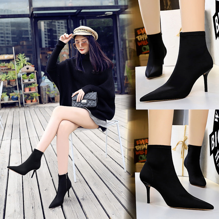 Women Boots Leopard grain Ladies Retro Over Knee Increased Wedges Shoes Long Tube Knight Boots Female Fashion Autumn Shoes E8954
