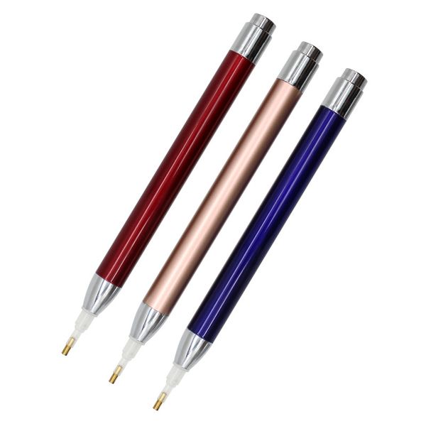 LED Diamond Painting Drill Pen Embroidery Point Drill Pen 5D DIY Rhinestones Pictures Lighting Diamond Pens JK2008XB
