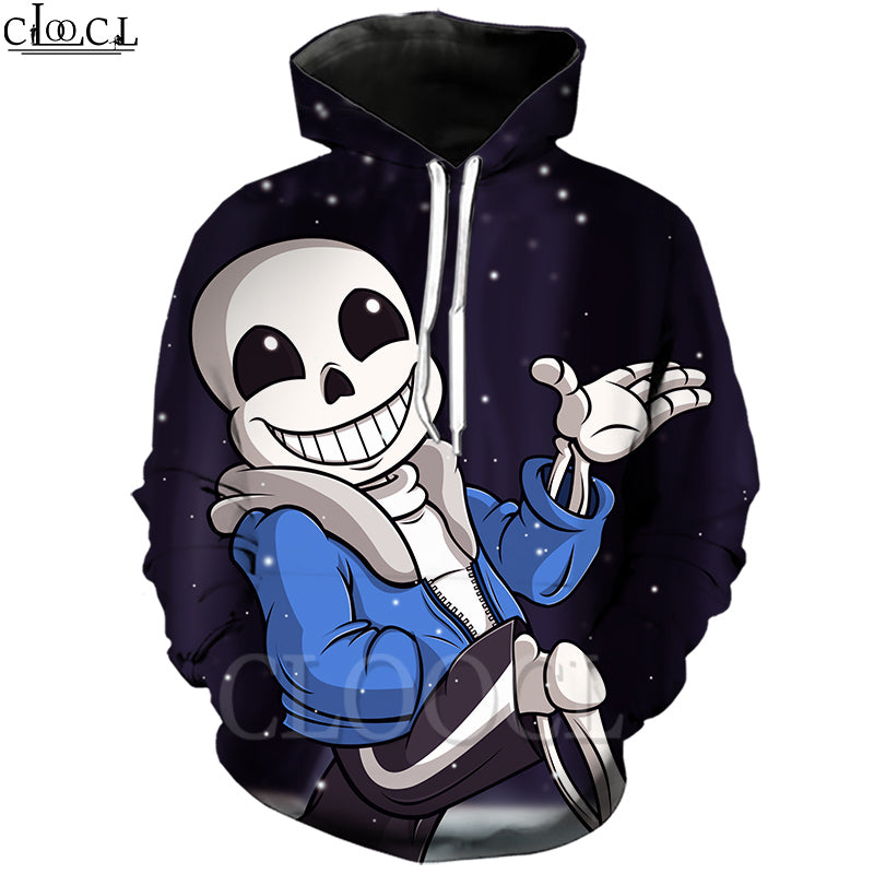 CLOOCL Newest Games Undertale Sans Hoodie 3D Print Funny Hooded Coat Sweatshirt Men Women Clothing Long Sleeve Couples Pullovers S-5XL