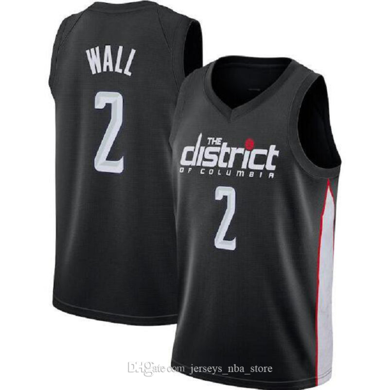 Men basketball Washington&#13;Wizards&#13;2 John&#13;Wall 3 Bradley&#13;Beal red white swingman sleeveless jersey and pant 02