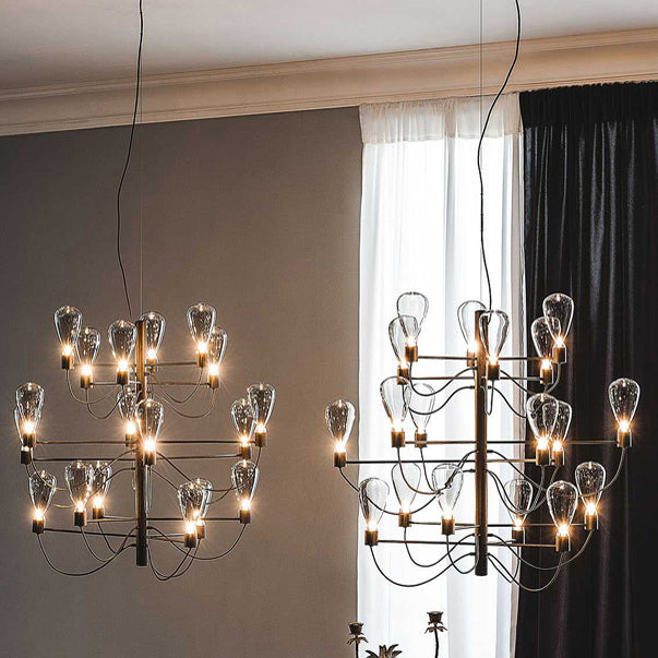 Italian Glass Bulbs Pendant Lights Nordic Nostalgic Hanging Lamp American Hotel Restaurant Clubs Cafes Pendant Lamps Home Indoor Lighting