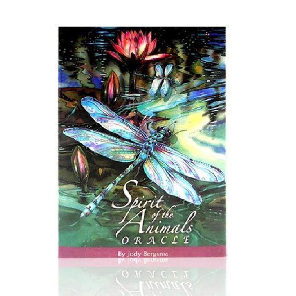 52pcs Tarot Cards Spirits Of The Animals Oracle Full English Playing Cards Game For Party Family Board Game Card PDF Guidebook