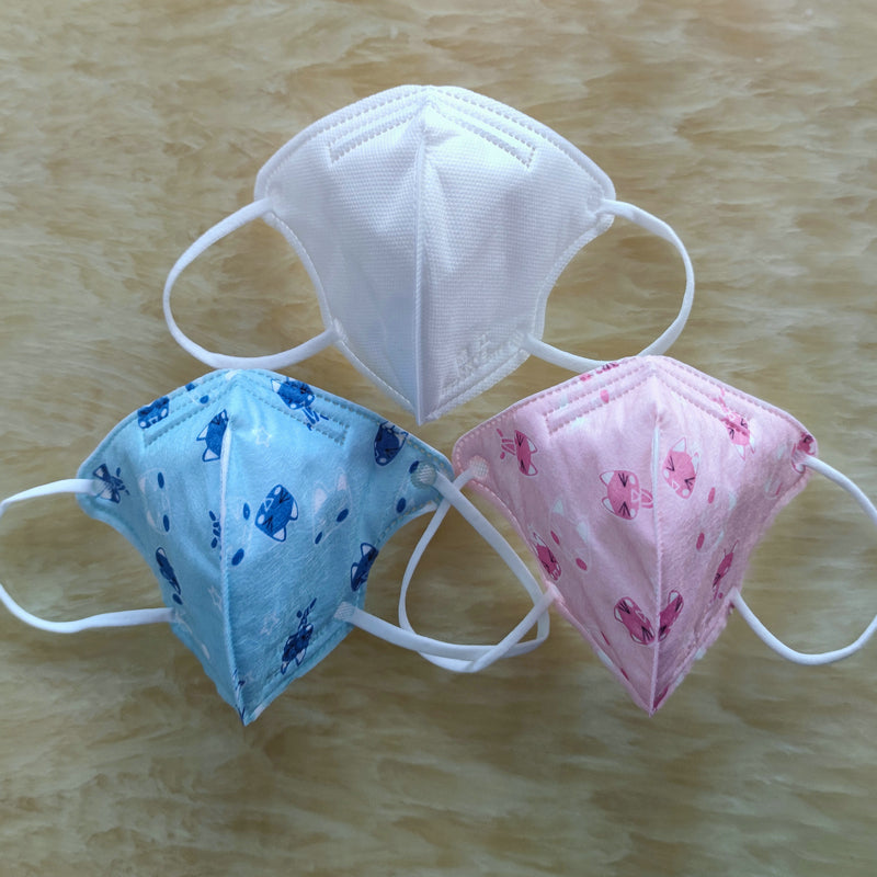 KN95 kids face masks 3-12 years Designer face mask children Activated Carbon Respirator Valve protective for boys girls top sale