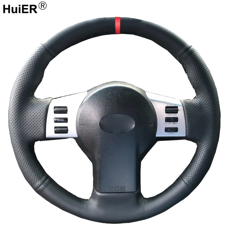 Hand Sewing Car Steering Wheel Cover For Infiniti FX FX35 FX45 2003-2008 For Nissan 350Z 2003- 2009 on the Steering-wheel car accessories