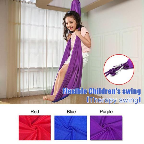 Tents And Shelters Therapy Swing Set For Kids Children Hanging Chair Home Room Indoor Games Sensory Toys Special Needs ADHD Autism