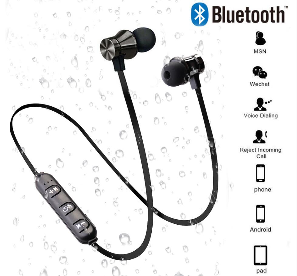 Magnetic Wireless bluetooth Earphone XT11 music headset Phone Neckband sport Earbuds Earphone with Mic For iPhone Samsung Xiaomi