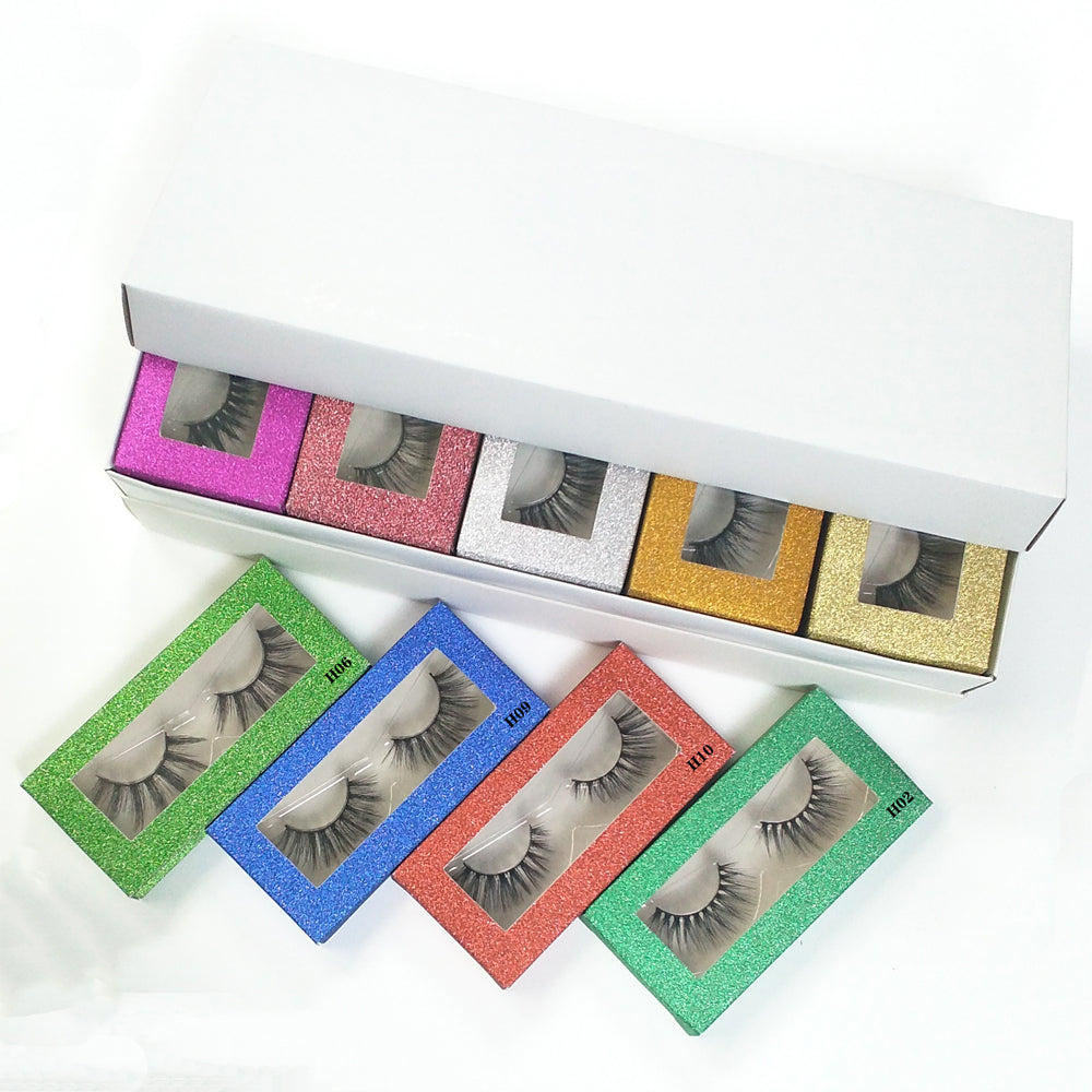 3D Mink Eyelashes wholesale Eye makeup Mink False lashes Soft Natural Thick Fake Eyelashes 3D Eye Lashes Extension Beauty Tools