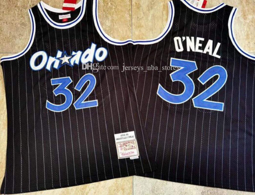Men Basketball Orlando&#132;Magic&#132;1 Tracy&#132;McGrady 32 O &#039;Neal 1 Hardaway 03-04 94-95 Mitchell & Ness Retro Blue Swingman Jersey 01