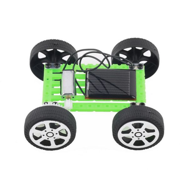 Solar Toys For Kids Mini Powered Toy DIY Car Kit Children Educational Gadget Hobby Funny Plastic Green Other Toys Wholesale