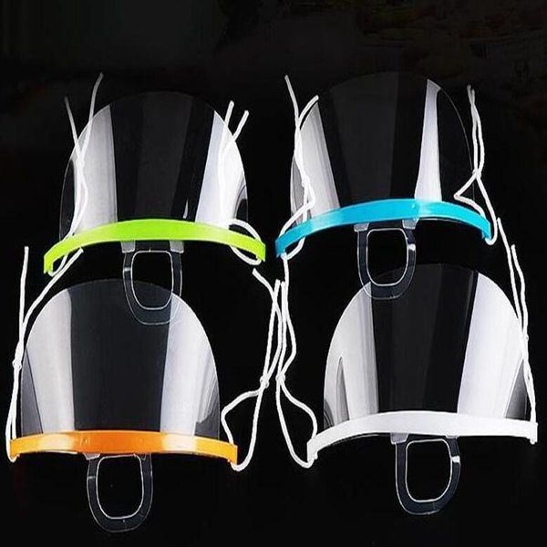 Mouth Spit Guard Service Mask Used in Restaurant Hotel Transparent Plastic Face Mask for Cook Waiter-Waitress Bar Anti-frost MaskS Prote