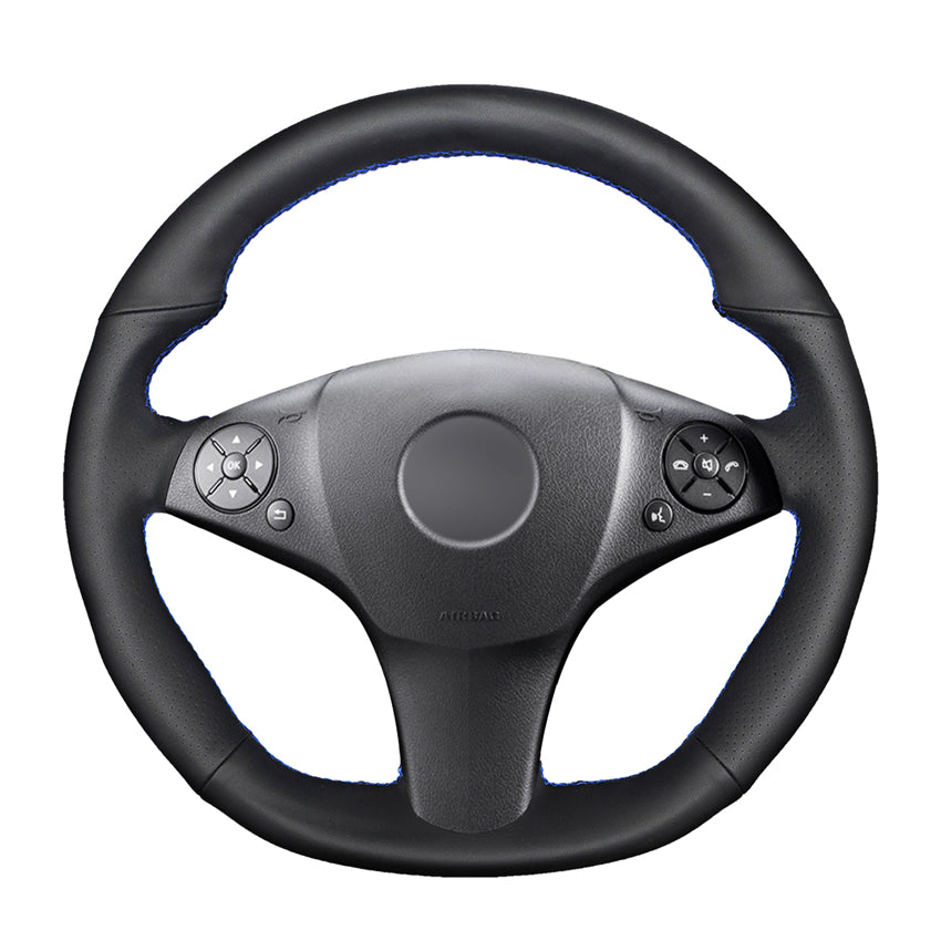 Hand-stitched PU Artificial Leather Steering Wheel Cover for Mercedes Benz SLR-Class 2009 SL-CLass AMG 63 65 2009 2010 2011 2012
