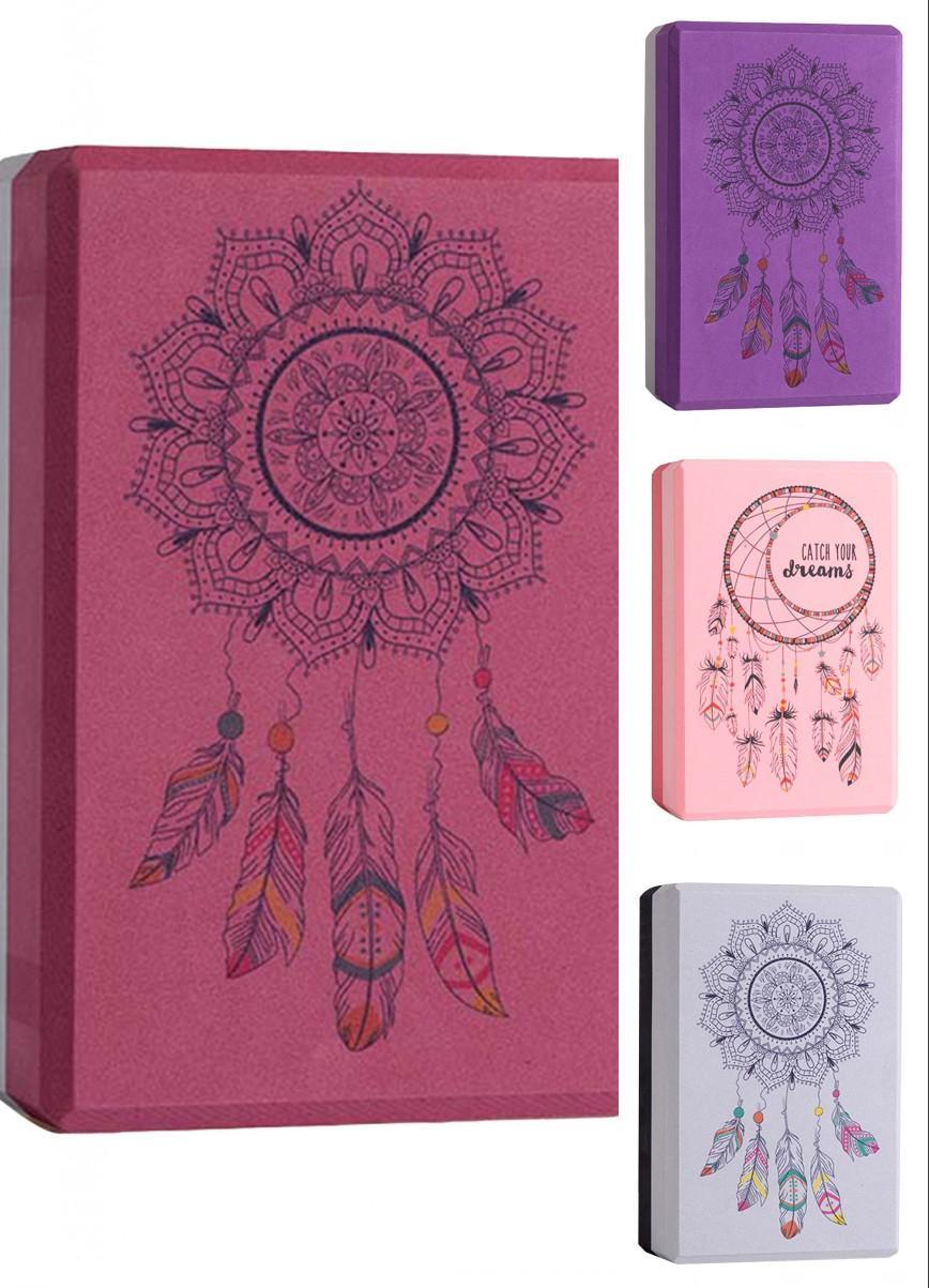 Stock EVA Yoga Block Brick Pilates Sports ExerciseWorkout Stretching Gym Foam Aid Body Shaping Health Training Random Whosesale FY6157