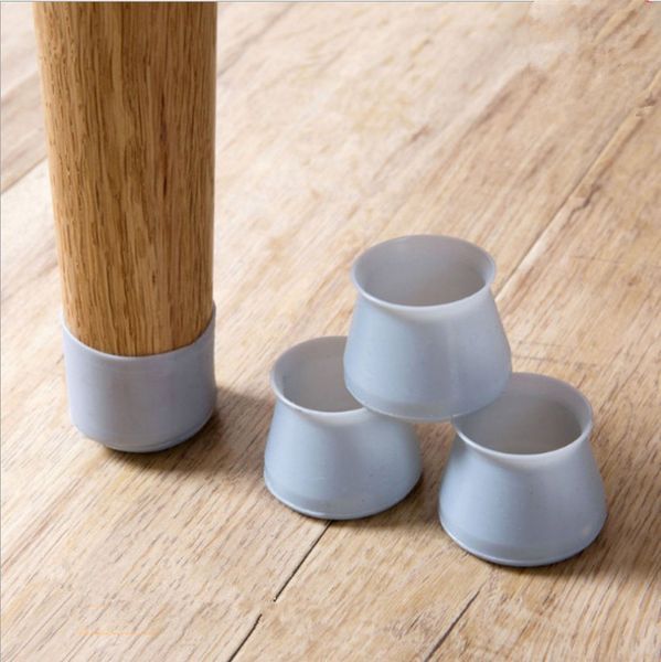 4pcs-lot Non-Slip covers Silicone chair leg caps chair floor protector table feet pads furniture Bottom Cups