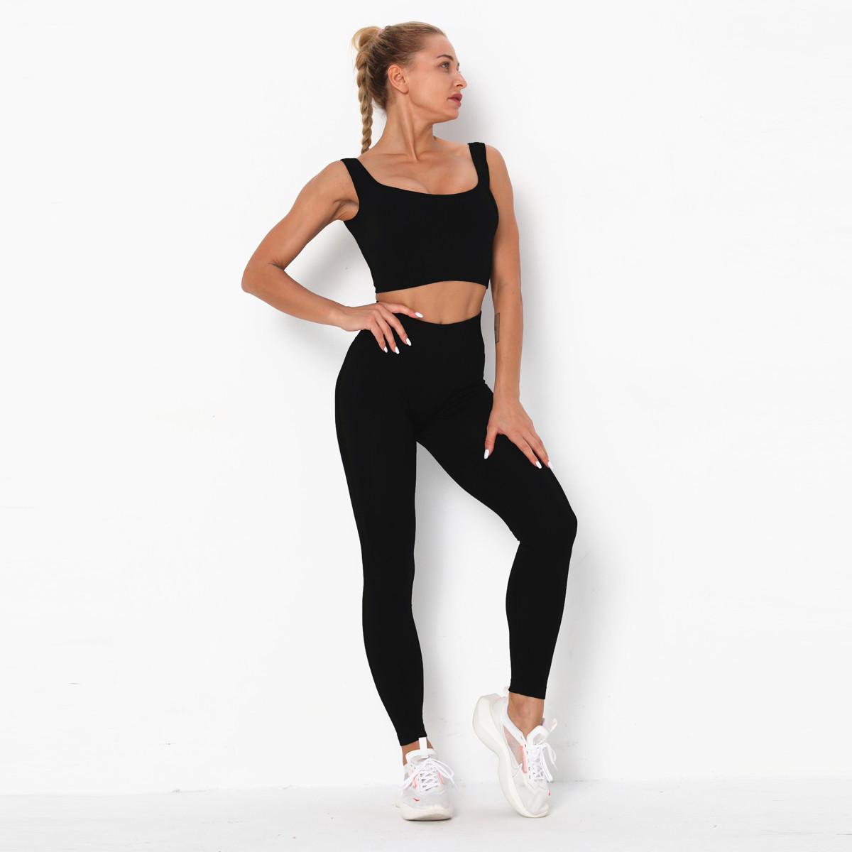 Designer Yoga Sportswear Tracksuits workout sets Fitness Gym wear Bra Leggings two Piece Set outdoor outfits Sports Bra suit Clothing Athletic runne