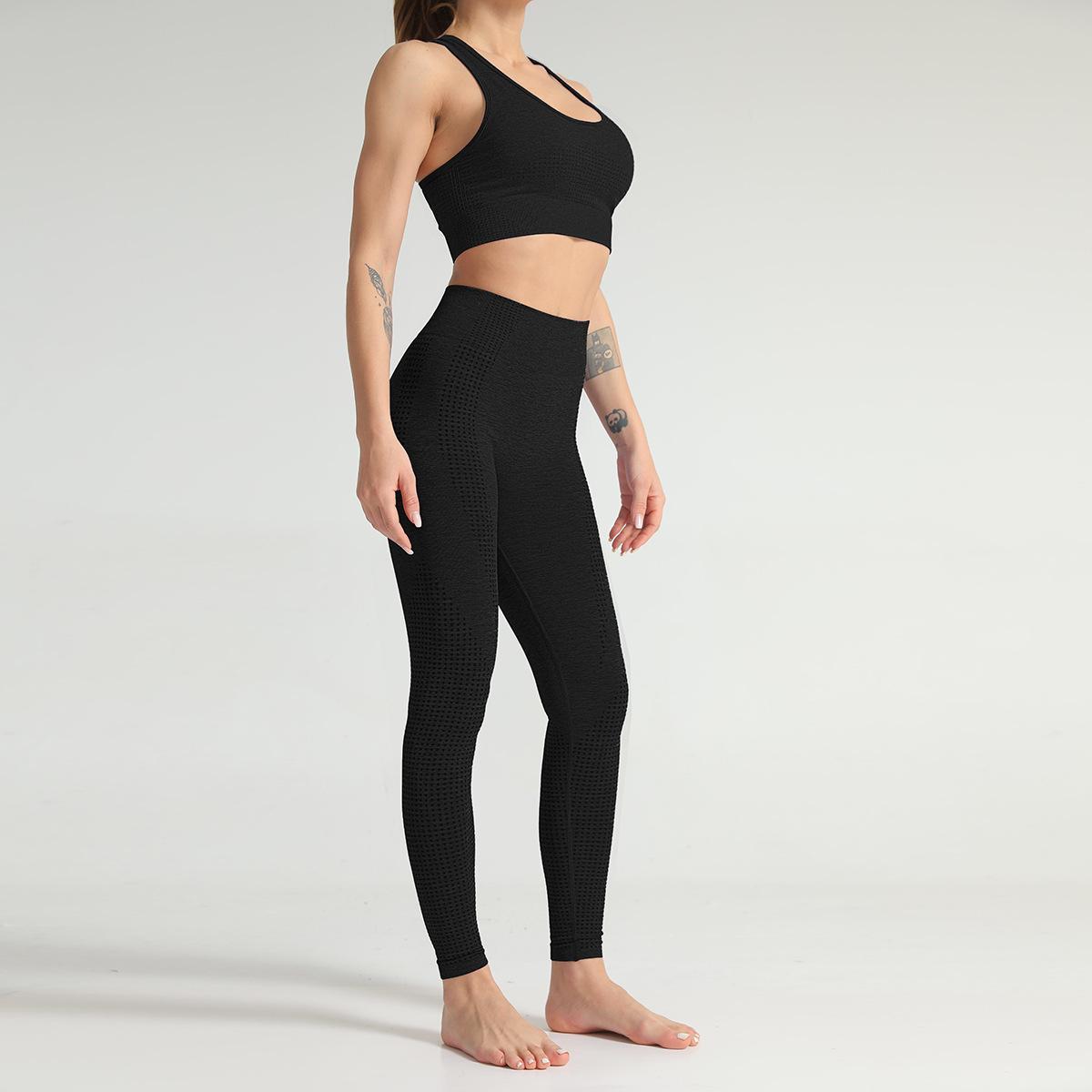 Designer Yoga Sportswear Tracksuits Fitness shirt Leggings two Piece Set Gym wear Clothes Sports Bra long pant sport Clothing Athletic outdoor indoo