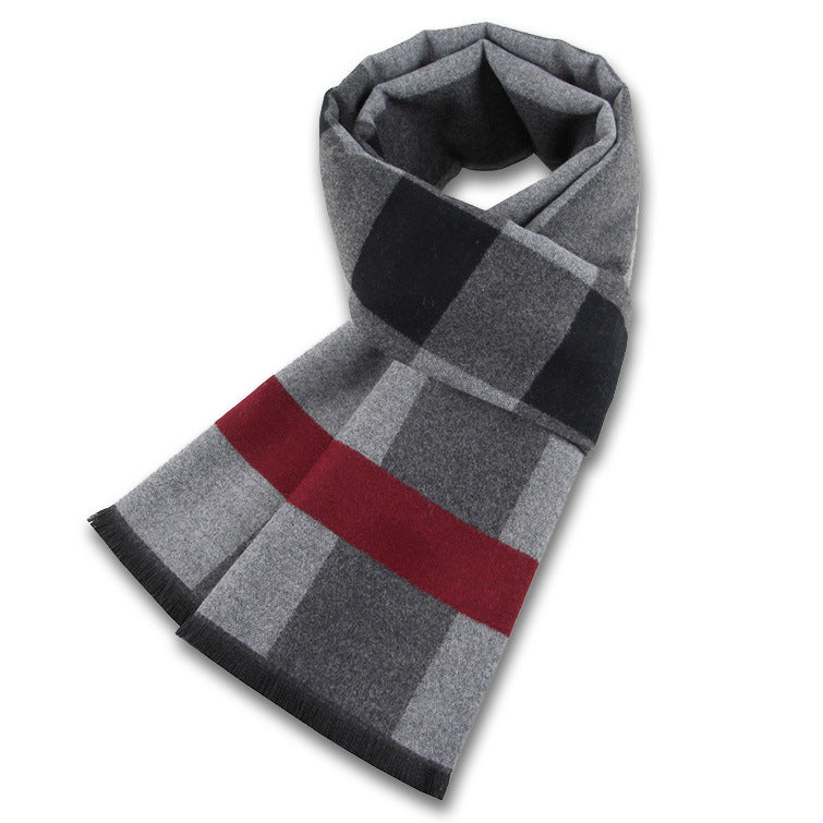 Scarves 2021 Luxury Design Men Scarf Foulard Plaid Poncho Casual Winter Scarfs Male Bufandas Hombre