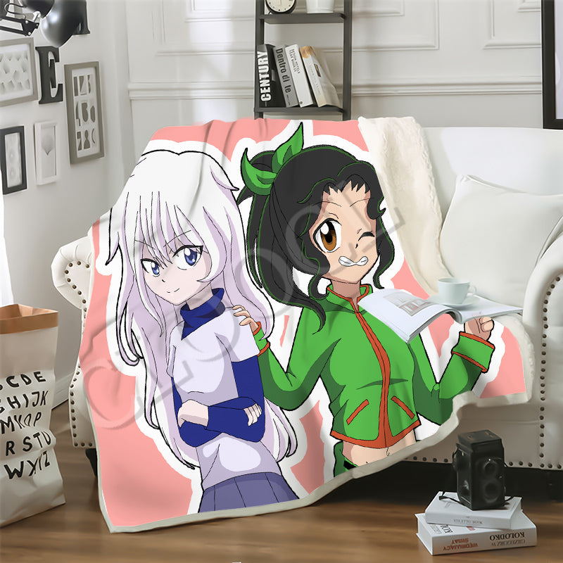 CLOOCL Anime Hunter X Hunter Blankets 3D Print Double Layer Casual Sofa Travel Teens Women Men Bedding Throw Fashion Blanket Plush Quilt