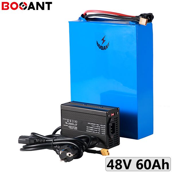 48V 60Ah Rechargeable LiFePo4 battery pack 32700 cell for Electric bike 1500W 2500W Motor with 5A Charger no Taxes to EU US