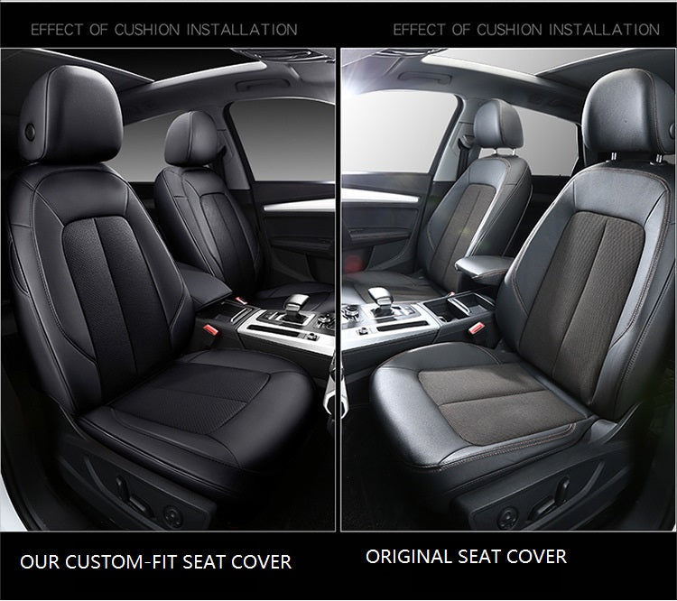 Custom-Fit Car Accessories Interior Car Seat Covers Specific For Audi Q5 Original Design High Qualtiy Leather Seat cushion mats for Q5