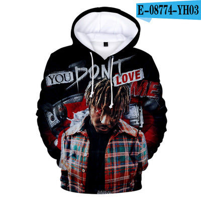 Juice Wrld Mens Hoodies Fashion Hiphop Pullover Trendy Singer Sweatshirt Loose Sulk Pattern Mens Tops 16 Styles 2020 New Arrival