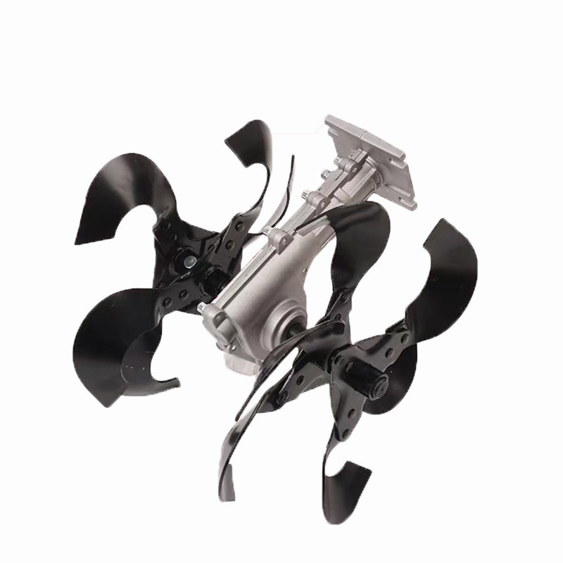 Lawn mower scarifier turning soil micro tillage ditching cutter head weeding wheel blade weeding wheel accessories small