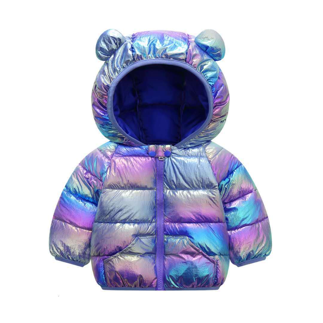 Autumn Winter Baby Kids Light Down Jacket Toddler Girl Boys Hooded Waterproof Coat Cute Ear Children Raincoat Outerwear Clothes